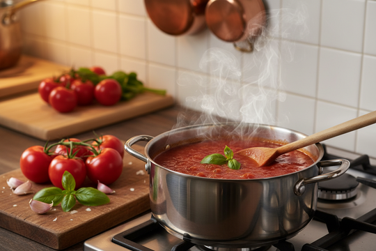 tomato sauce cooking