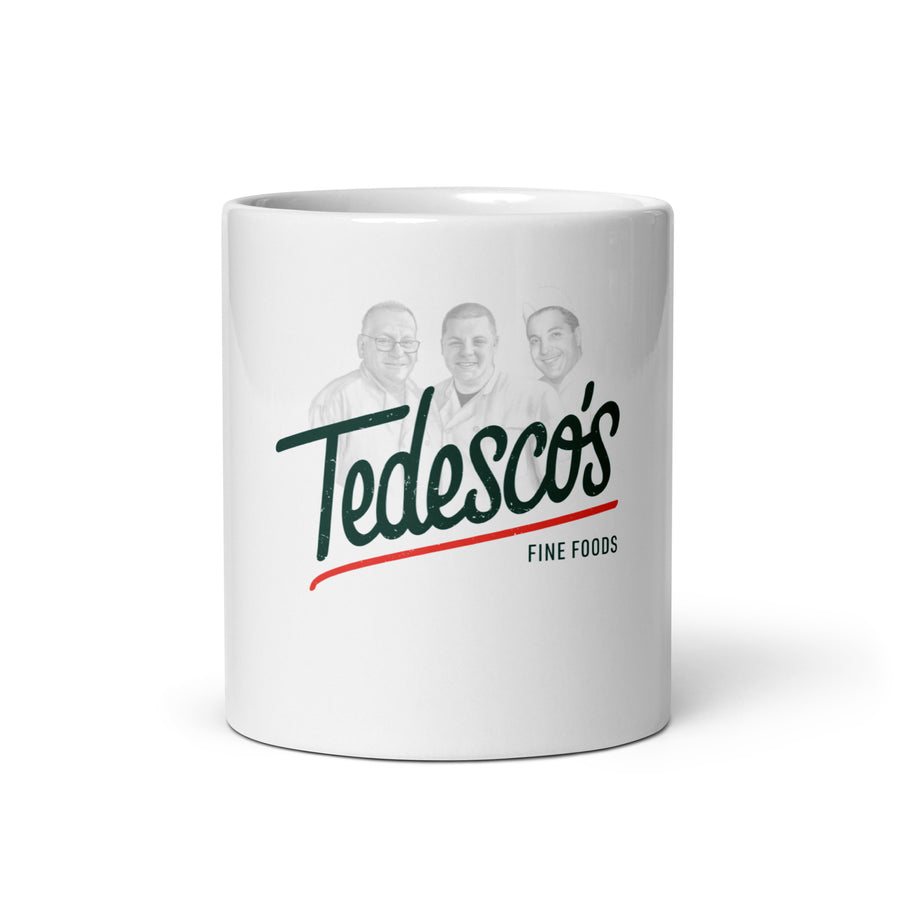 Tedesco's White Glossy Mug